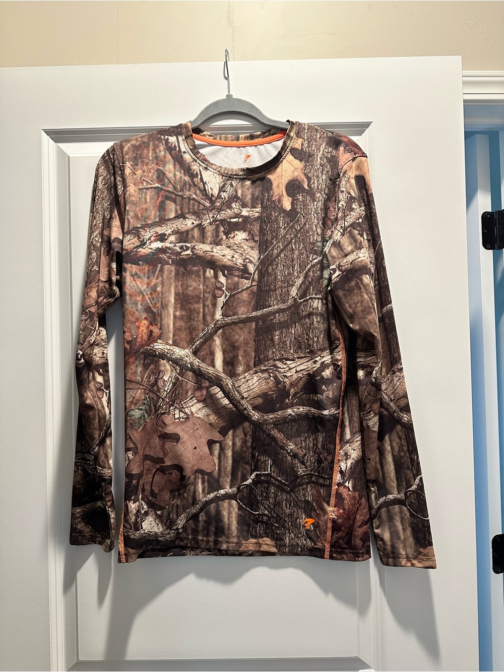 Energy Zone Long-Sleeve Camo Performance Shirt - Brown/Green